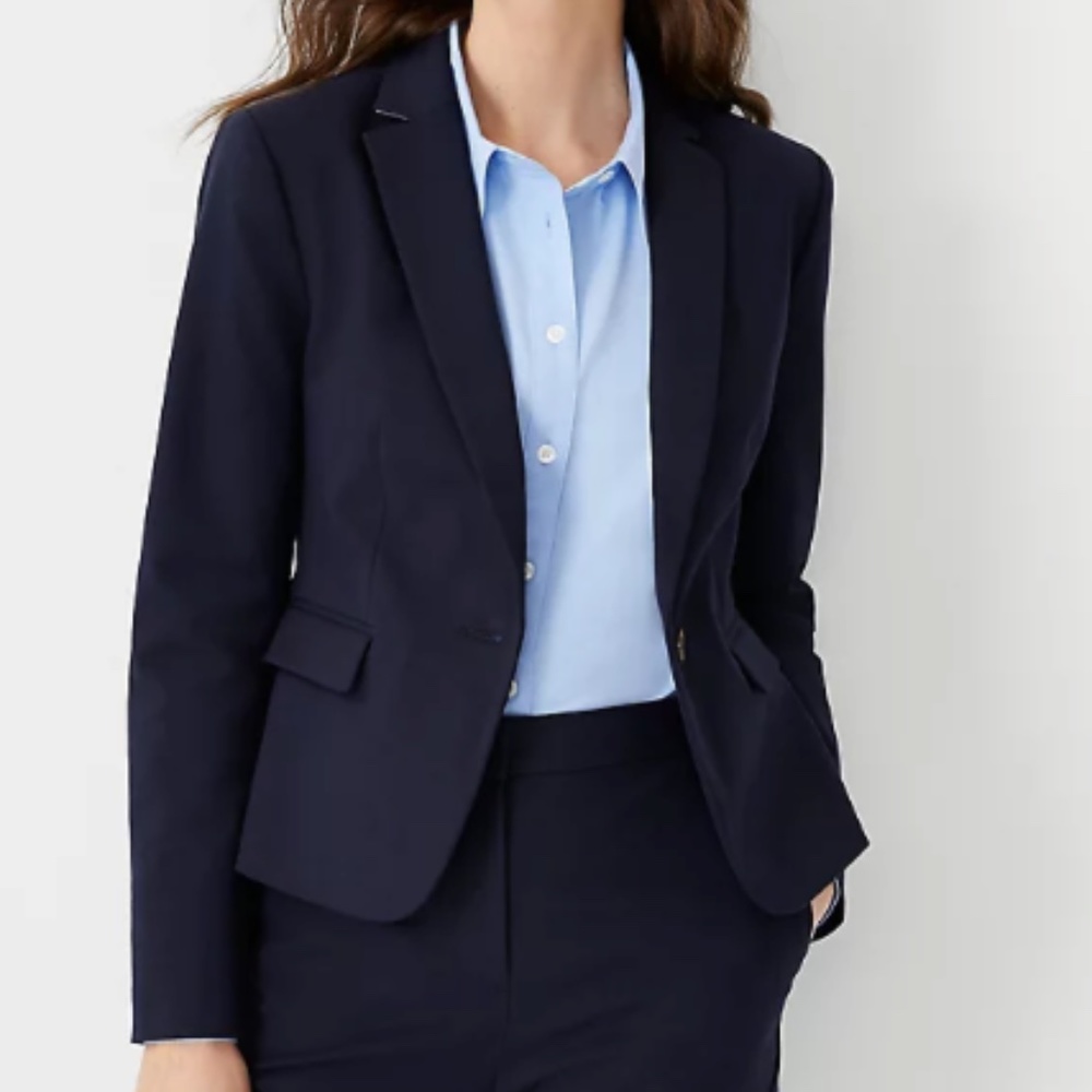 Ann Taylor Dark Blue Blazer Size 4
